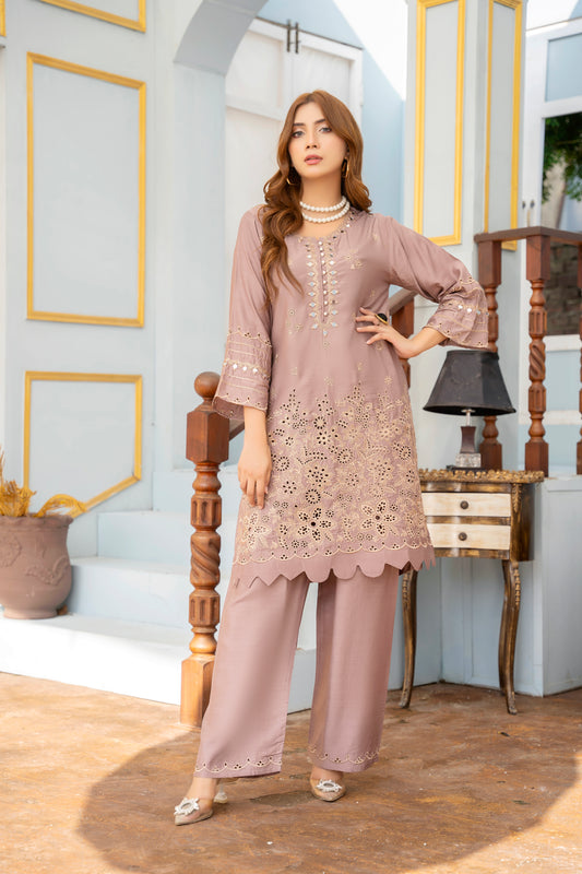 2 PC | Golden-Oak Embroidered Suit